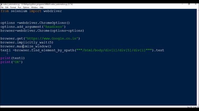 Launch WEBUI in background using Selenium || Python || Headless mode смотреть онлайн
