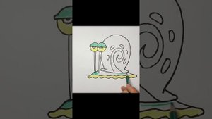 Как нарисовать Улитка Гэри | рисуем Улитка Гэри | улитка гери | улитка гэри