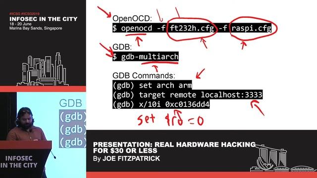 Real Hardware Hacking for S$30 or Less - Presented by Joe FitzPatrick смотреть онлайн