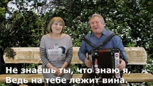 КАРАОКЕ ПОД ГАРМОНЬ - ПОЛЫНЬ ТЫ ГОРЬКОЮ БЫЛА