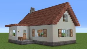 Майнкрафт - Как построить загородный кварцевый дом 2. Minecraft