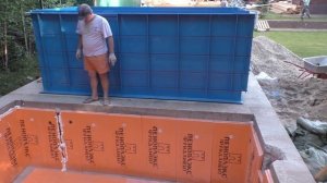 Строительство бассейна из полипропилена 3,65*1,75*1,5 м. ЧАСТЬ ПЕРВАЯ