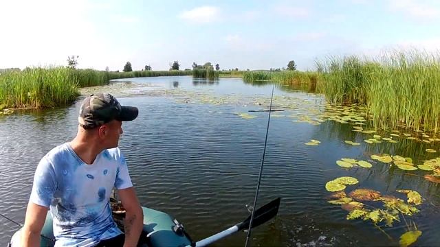 Ловля Окуня та Щуки з Човна Літом