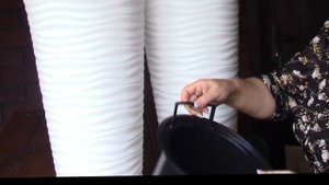 Распаковочка. Напольное кашпо.