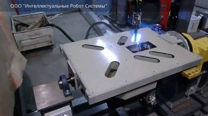 Robot welding of hull