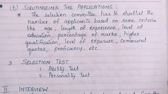 Steps In Selection Process - HRM смотреть онлайн