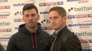 DARREN BARKER v KERRY HOPE / HEAD TO HEAD FOOTAGE / iFILM LONDON / CHRISTMAS CRACKER 2012 PRESSER