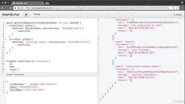 LESSON 10 - Variables In GraphQL смотреть онлайн