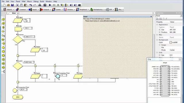 FLOWCODE УРОК 2 основные блоки смотреть онлайн