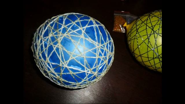 Декор для дома. Шары из ниток смотреть онлайн