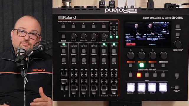 Roland SR-20HD Streaming mixer смотреть онлайн