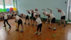 утренняя зарядка в детском саду "Муха"