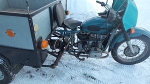 Самодельный мотоцикл Урал с кузовом, обзор.
