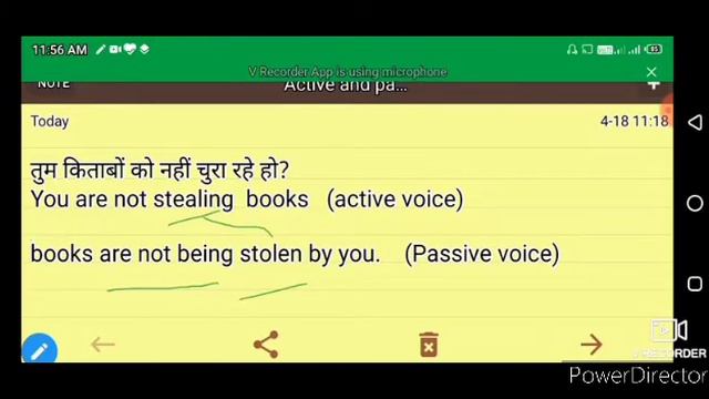 Active and passive present continuous tense dear Sir chandan examtarget study classes