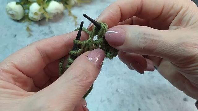 Великолепная резинка ?! Новый приём вязания спицами! Супер узор для теплой шапки, манишки, водолазк
