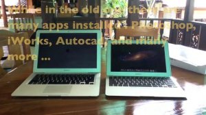 New 11 inch Core i5 and 13 inch Intel Macbook Air comparison