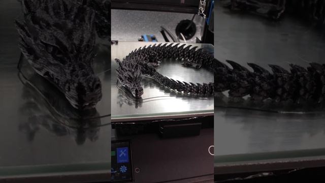 Articulated dragon by 3D printer