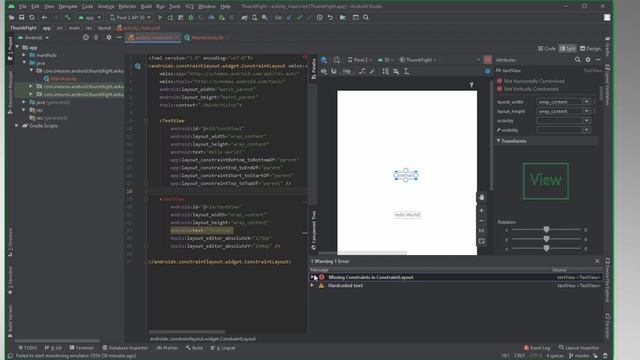 Android Basics 008 Layout Editor In Android Studio