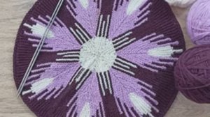 МК ЧЕХОЛ НА КРУГЛУЮ ПОДУШКУ  ЧЕРНИЧНЫЙ ЙОГУРТ   1 часть