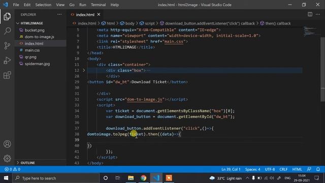 How to Convert HTML Elements into Images (Jpeg, Png, Svg) - [hindi] смотреть онлайн