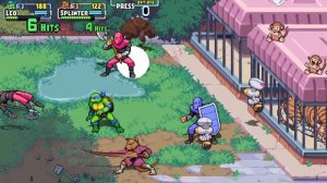 Teenage Mutant Ninja Turtles Shredder's Revenge играю с сыном 5 лет