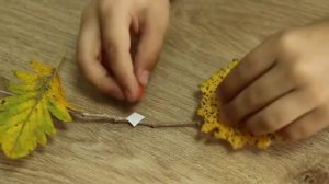Осенний букет. Лучшая поделка осени. Подарок маме своими руками.