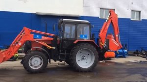 Экскаватор-погрузчик ЭБП-9 на базе трактора МТЗ-82.1-23/12, коммунальная машина Беларус-82.1