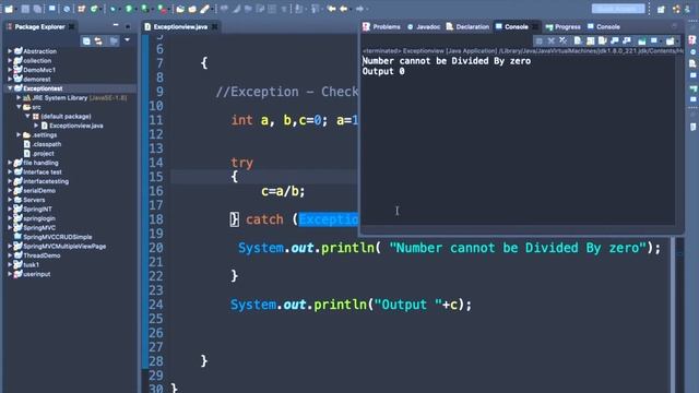 Exception Handling in Java with Practical | Unchecked Exception in Java | Handle Exceptions 2021