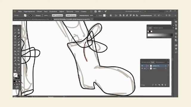 Создание анимационного персонажа. Зарисовка. смотреть онлайн
