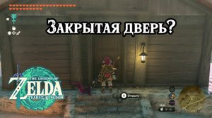Закрытая дверь. The Legend of Zelda Tears of the Kingdom. Open the Door. Nintendo Switch