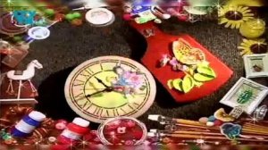 Объемный декупаж (3D). Декорируем часы и досочку используя декупажные карты. Мастер класс