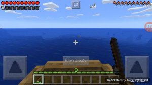 Мinecraft PE #4 рыбалка в открытом море