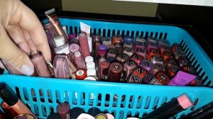 Организация и хранение моей косметики.