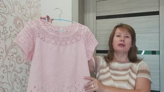 Ажурный узор для круглой кокетки