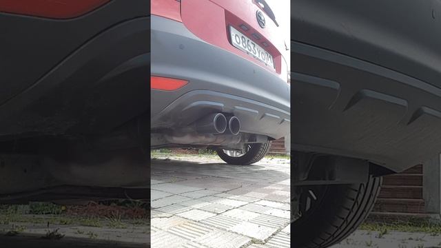 Skoda yeti st.3/Filitek exhaust (прямоток/холодный пуск)