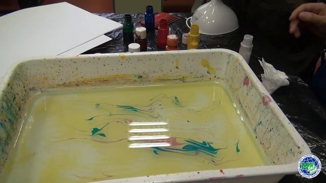 Урок ИЗО в первом классе - техника эбру смотреть онлайн