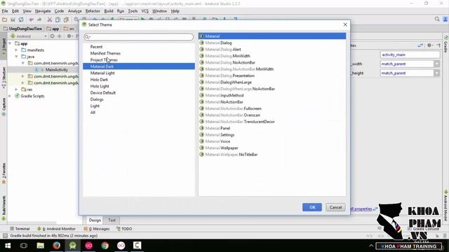 Lập trình Android A-Z – Bài 1: Tạo project смотреть онлайн
