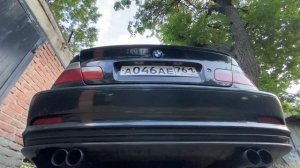 раздвоенный выхлоп BMW e46 v8 3uz Бмв е46 в8 3узет Toyota exhaust