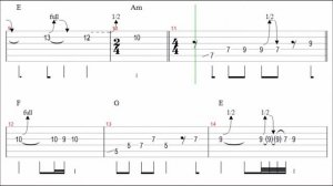 Helloween - A Tale That Wasn't Right Guitar Solo Tab+BackingTrack