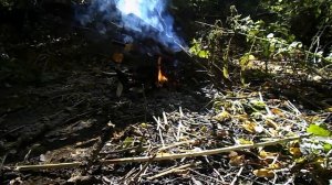 Походная мини "печка-мангал". Тест.