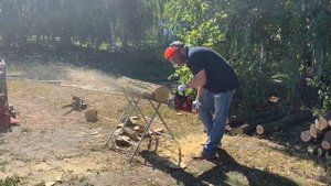 Бензопила Solo by AL-KO Comfort 6436 в работе