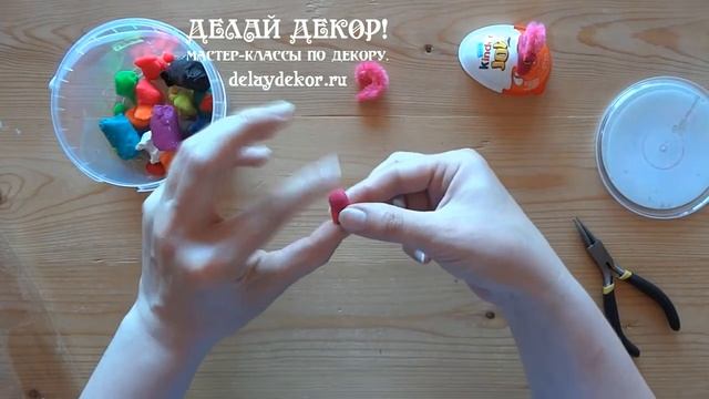 Лепим улитку из пластилина. Поделки из пластилина и из проволоки шенил для детей.  Делай Декор!