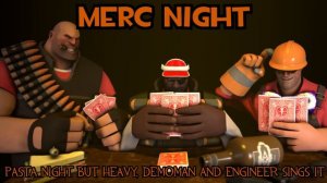FNF COVER: MERC NIGHT (Pasta Night but the TF2 Mercs sings it)