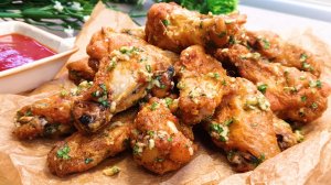 Как приготовить хрустящие Куриные крылышки в духовке. How to cook crispy chicken wings in the oven