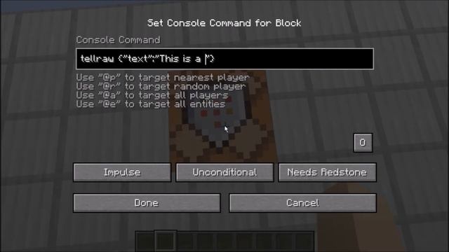 Basic Tellraw Command Tutorial  Minecraft 1.10.2