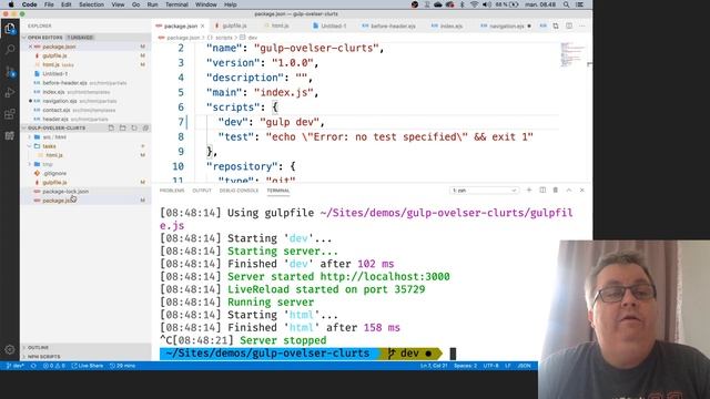 Automatisering og API – 10 Modularisering af gulpfile.js смотреть онлайн