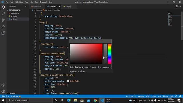How to make progress steps for multi-step form with HTML CSS  Javascript tutorial