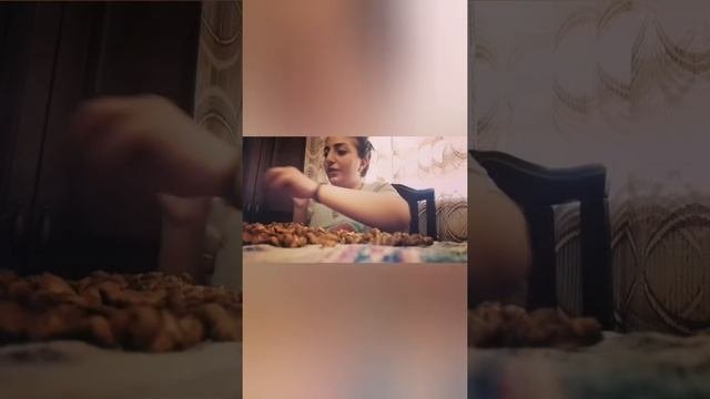 Чурчхела малиновая с грецким орехом? Грузинский Сникерс ?