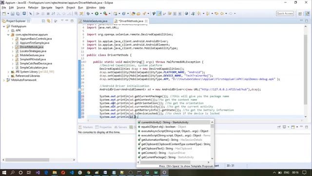 Appium : Mobile Test Automation - Part 18 - Driver Methods in Appium смотреть онлайн