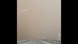 Песчаная буря в Астраханской области